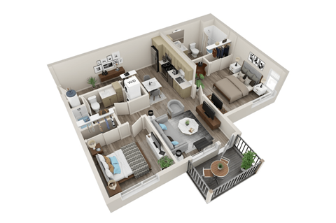 The Byway | Two Bedroom Triple Falls